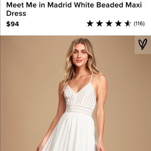 Lulu’s White Maxi dress